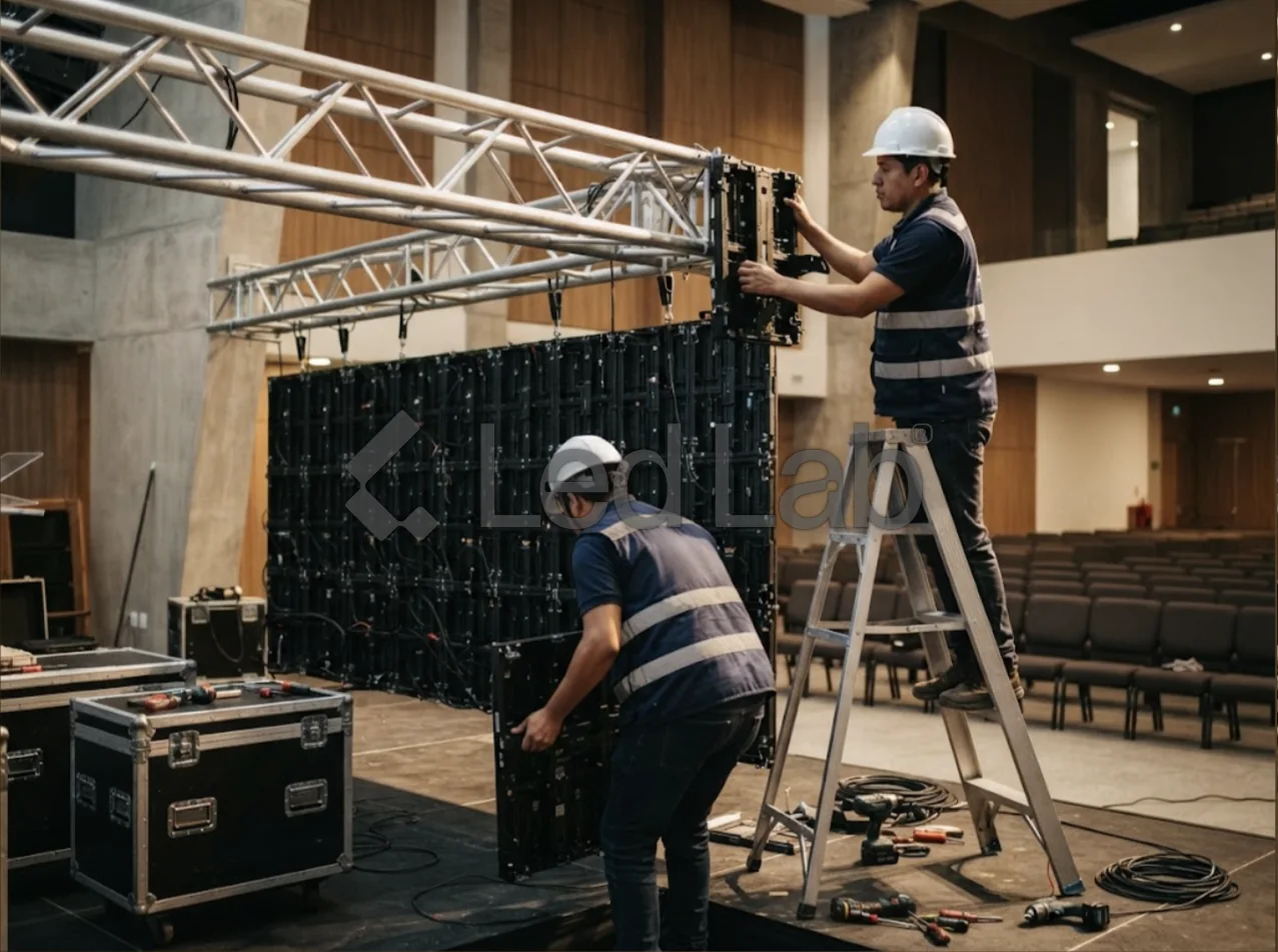 Equipo de LED Lab: montaje